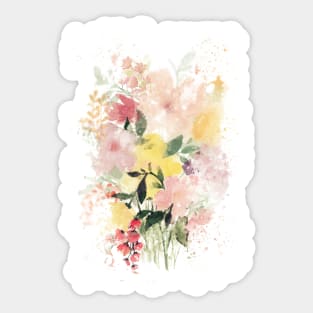 Abstract Flower bouquet 3 Sticker